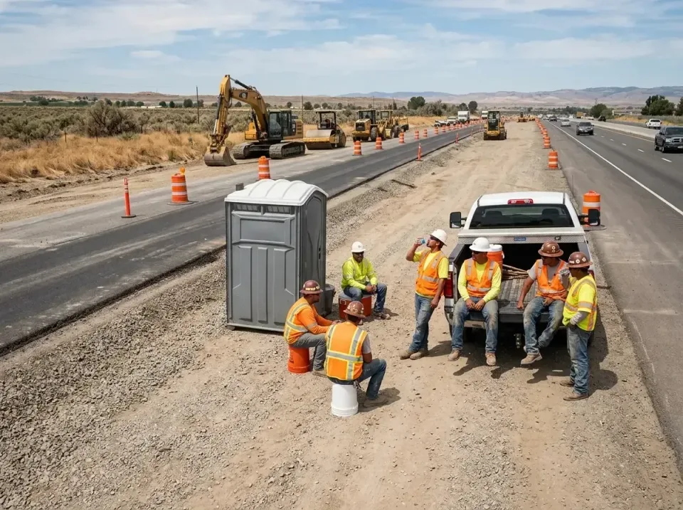 highway-road-construction-crew-007 — frequently asked questions, Porta Potty and Restroom Rentals in Marion, IL